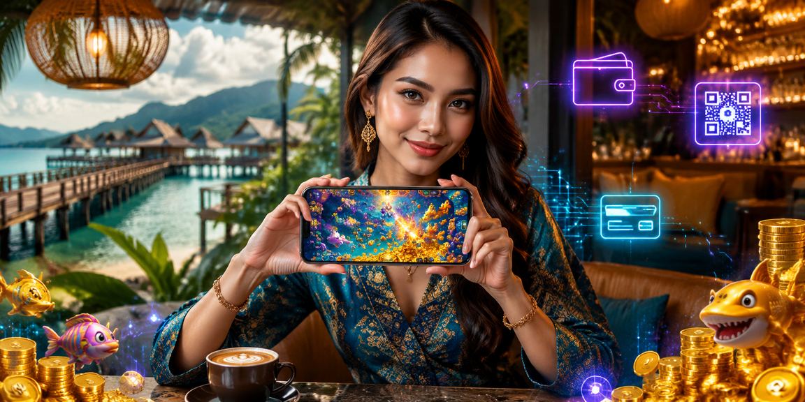 Permainan memancing gaya Malaysia Sabah dalam telefon pintar